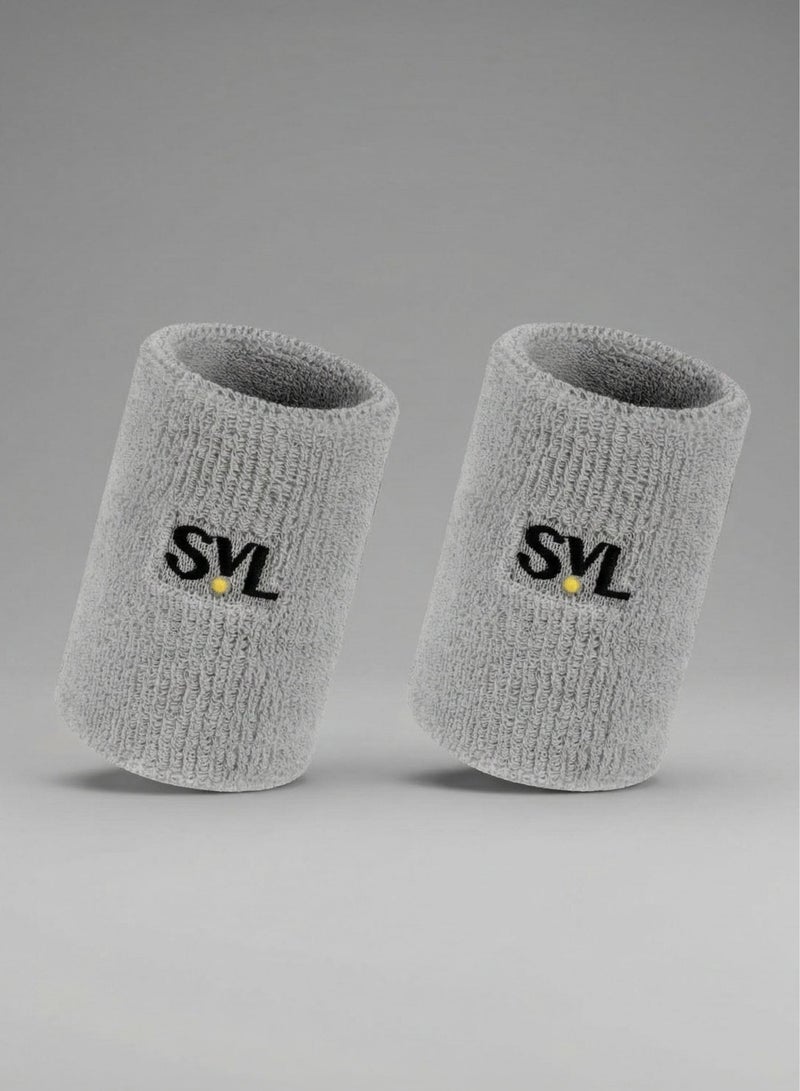 Sports Wristbands - Grey - Unisex - SVL